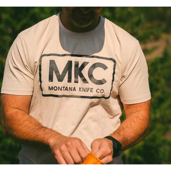 Lot Of 2 NEW Montana Knife Company T-Shirts Mens Medium Bone Black Short Sleeve - Picture 6 of 11